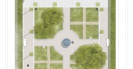 Plan des R&ouml;mergartens auf der LAGA