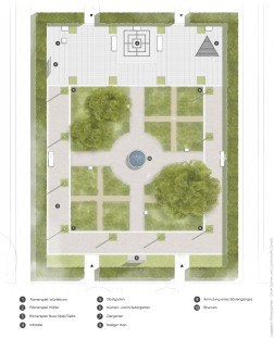 Plan des R&ouml;mergartens auf der LAGA