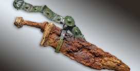 Römischer Militärgürtel mit Hiebmesser aus Neuss-Gnadenthal, Rhein-Kreis Neuss. Foto: Jürgen Vogel/LVR-Landesmuseum Bonn