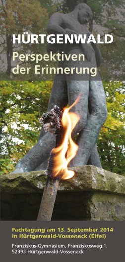 Titelseite des Faltblattes zur Tagung in Hürtgenwald