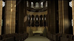 Das Aussehen des Kirchenchors digital rekonstruiert