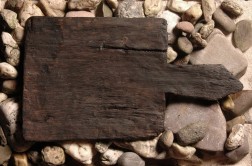 Schaufel eines Mühlrades aus Holz