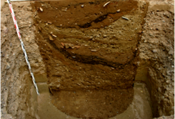 Profilschnitt durch einen römischen Brunnen (Foto: LVR-ABR)